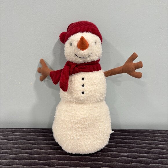 RARE Jellycat Large Teddy Snowman BNWT - Picture 3 of 7